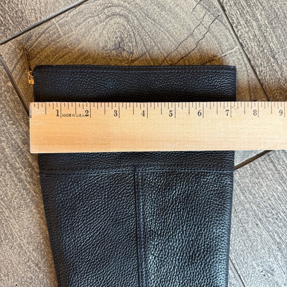 Tory Burch Black Textured Heeled Boots - Picture 15 of 16